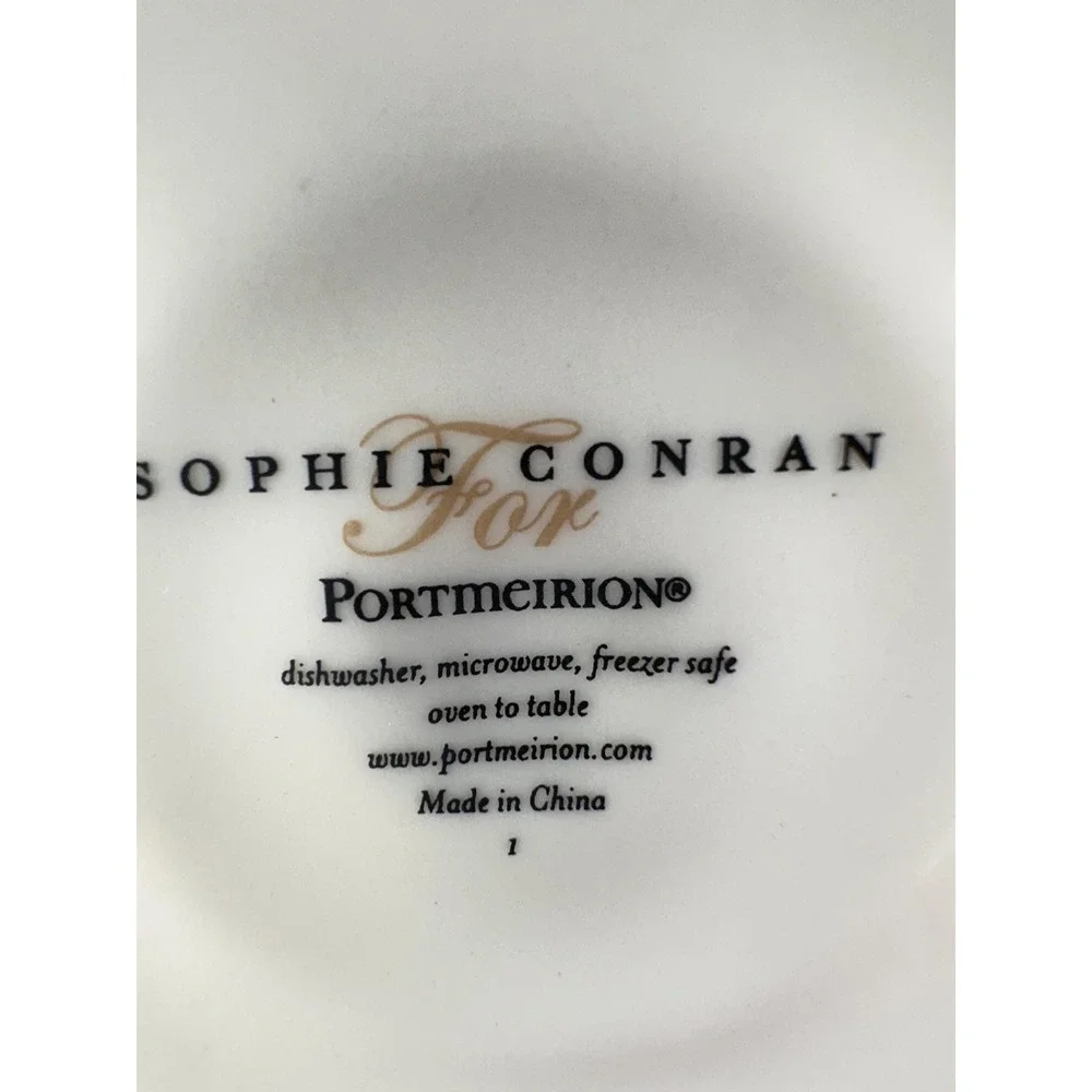 Portmeirion Dessert Side Plate Sophie Conran‎ Christmas Holly Green & Red 8
